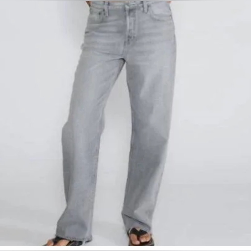 NWT, Etica Altin Loose Fit Moonstone gray Denim Jeans